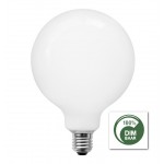 SEGULA AMBIENTE LED lamp | E27 | 6W | ledlamp Globe125 opaal flame 108 leds dimbaar 2200K