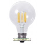 Segula Vintage Line LEDlamp | E27 | 6W | Globe 80 Kooldraad ledlamp 8 filament leds 2200K | dimbaar | lichtbeleving 50 Watt