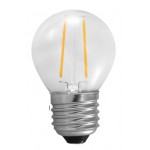 Segula LED lamp | E27 | 2W | Golfbal Budget-lijn helder 2 filament leds 2700K | dimbaar | lichtbeleving 30 Watt