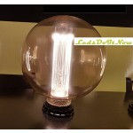 LEDlamp | E27 | 3,5W | Globe 125 Vintage Design Light Kooldraad-ledlamp niet verblindend 1800K | dimbaar | lichtbeleving 40 Watt 
