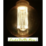 LEDlamp | E27 | 3,5W | Globe 80 Vintage Design Light Kooldraad-ledlamp niet verblindend 1800K | dimbaar | lichtbeleving 40 Watt 