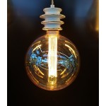 LEDlamp | E27 | 3,5W | Globe 200 Vintage Design Light Kooldraad-ledlamp niet verblindend 1800K | dimbaar | lichtbeleving 40 Watt 
