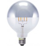 Segula LED lamp | E27 | 5.5W | Globe 125 -Kooldraad-ledlamp kopspiegel 4 filament leds 2600K | lichtbeleving 50 Watt