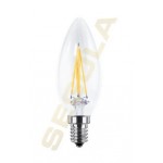 Segula LED lamp | E14 | 4W | Kaars - Kooldraad-ledlamp FLAME helder 4 filament leds 2000-2900K Ambient Dimming | dimbaar | lichtbeleving 35 Watt