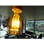 Segula LED lamp | E27 | 6W | Rustika-Kooldraad-ledlamp FLAME gold helder 8 filament leds 2000K | dimbaar | lichtbeleving 60 Watt