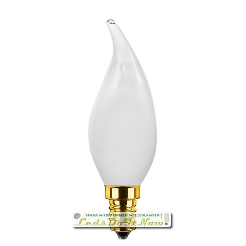Inspiratie Grit Geleerde Segula Vintage Line LED lamp | E14 | 2,7W | Kaars Tip - Kooldraad-ledlamp  FLAME mat 4 korte filament leds 2200K | dimbaar | lichtbeleving 25 Watt