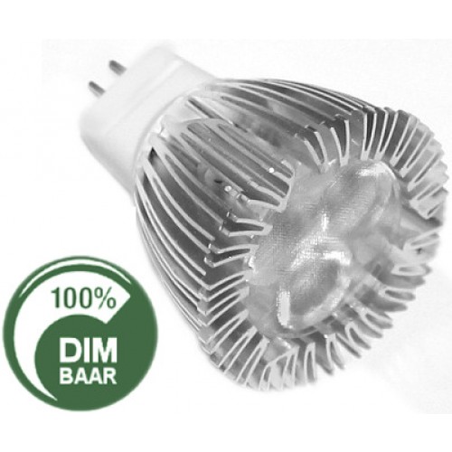 Derbevilletest Actie Beschrijving LED lampen Mr11 3x1 dimbaar