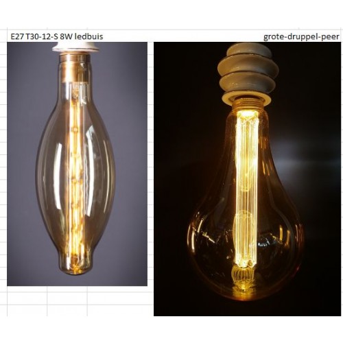 Sociaal detectie Zich verzetten tegen LEDlamp | E27 | 3,5W | Globe 200 Vintage Design Light Kooldraad-ledlamp  niet verblindend 1800K | dimbaar | lichtbeleving 40 Watt