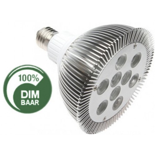 weerstand bieden kam Onnauwkeurig LED lampen PAR38 spot 9x2 Watt dimbaar