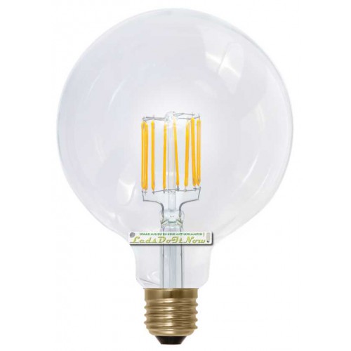 LED lamp | E27 | 6W | Peer-Kooldraad-ledlamp helder 8 filament leds 2200K | dimbaar | lichtbeleving 60 Watt