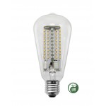 AMBIENTE LED lamp | E27 | 6W | Rustika ledlamp FLAME helder 160 leds dimbaar | lichtbeleving 50 Watt 2200K