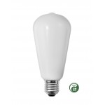 LED lamp | E27 | 6W | Rustika ledlamp opaal 160 leds dimbaar | vervangt 50-60 Watt
