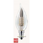 AMBIENTE LED lamp | E14 | 4,1W | kaars tip helder 40 leds | dimbaar | lichtbeleving 15-25 Watt | 2200K - flame