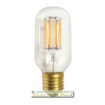 Segula LED lamp | E27 | 4,7W | Radio-Style Vinatage Kooldraad-ledlamp FLAME helder 8 filament leds 2200K | dimbaar | lichtbeleving 60 Watt