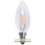 Segula Edison Line LED lamp | E14 | 2,7W | Kaars - Kooldraad-ledlamp helder 4 korte filament leds 2600K | dimbaar | lichtbeleving 25 Watt