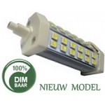 R7s - 118mm - 2300K - 8 Watt - dimbaar flame