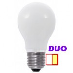 DUOlamp | E27 | 6,5-1W | 4000K/2700K  | lichtbeleving 75 -15 Watt 