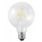 Segula LED lamp | E27 | 4W | Globe 95 Budget-lijn Kooldraad-ledlamp helder 4 filament leds 2700K | lichtbeleving 50 Watt