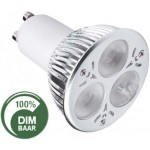 LED lamp | 3x2 Watt  Cree | GU10 | Dimbaar | vervangt 35 Watt | 2600K