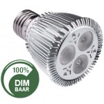 LED lamp | 6 Watt CREE 3x2W Led | E27 SPOT | vervangt 40 Watt dimbaar